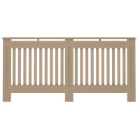 Produktbild för Radiatorlock 2 pcs Sonoma-ek 172 x 19 x 81,5 cm Konstruerat trä