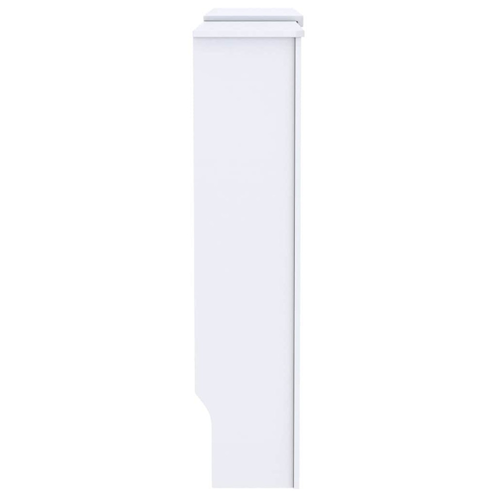 Produktbild för Radiatorlock 2 pcs Vit 205 x 20,5 x 81,5 cm Konstruerat trä