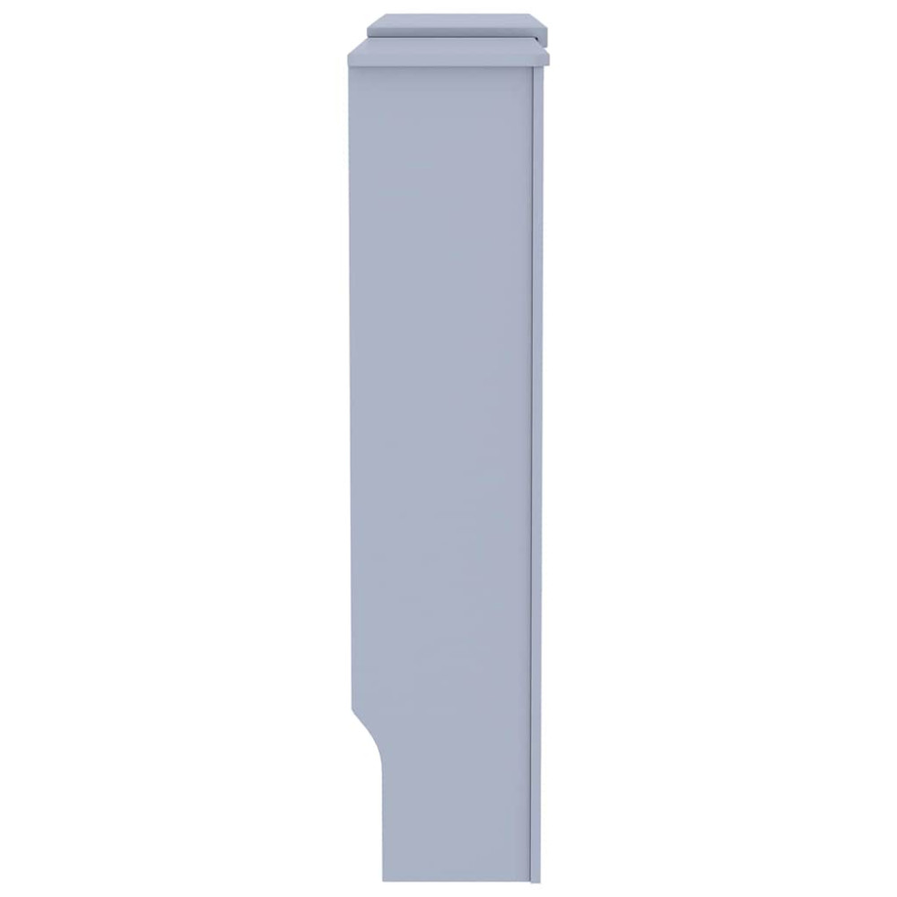Produktbild för Radiatorlock 2 pcs Grå 205 x 20,5 x 81,5 cm Konstruerat trä