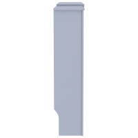 Produktbild för Radiatorlock 2 pcs Grå 205 x 20,5 x 81,5 cm Konstruerat trä