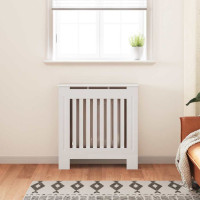 Produktbild för Radiatorlock 2 pcs Vit 78 x 19 x 81,5 cm Konstruerat trä