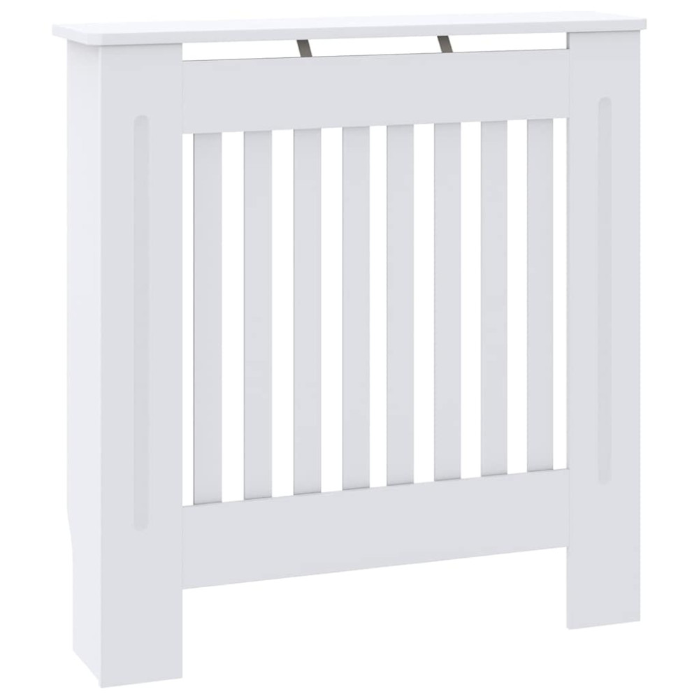 Produktbild för Radiatorlock 2 pcs Vit 78 x 19 x 81,5 cm Konstruerat trä