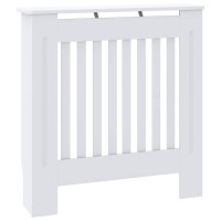 Produktbild för Radiatorlock 2 pcs Vit 78 x 19 x 81,5 cm Konstruerat trä