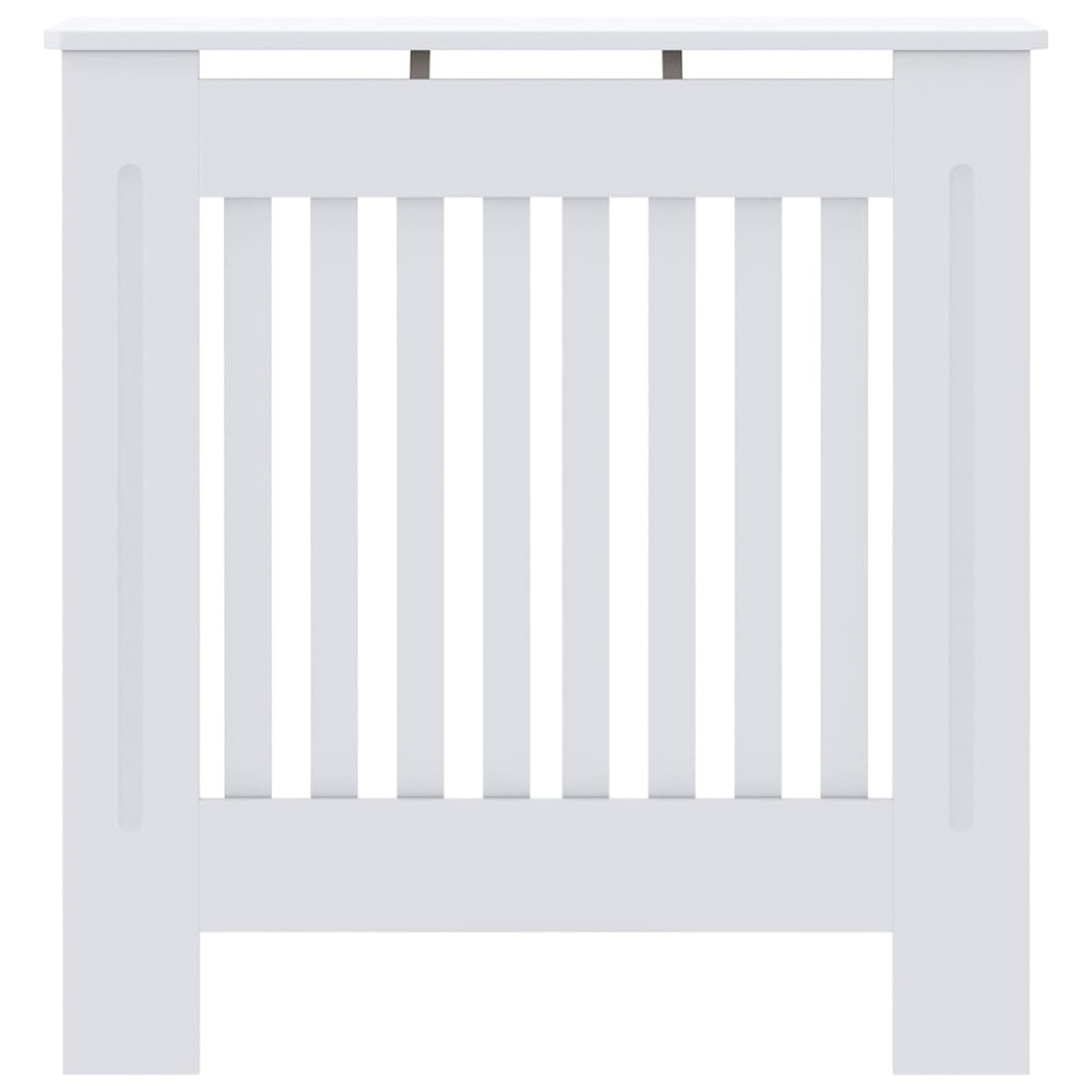 Produktbild för Radiatorlock 2 pcs Vit 78 x 19 x 81,5 cm Konstruerat trä