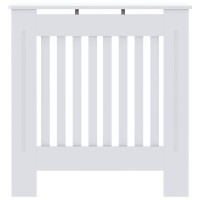 Produktbild för Radiatorlock 2 pcs Vit 78 x 19 x 81,5 cm Konstruerat trä