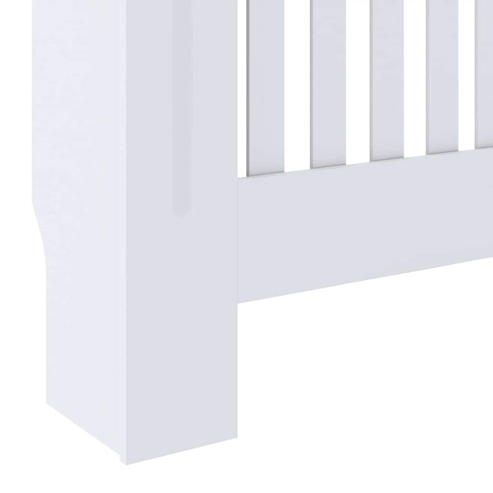 Produktbild för Radiatorlock 2 pcs Vit 78 x 19 x 81,5 cm Konstruerat trä