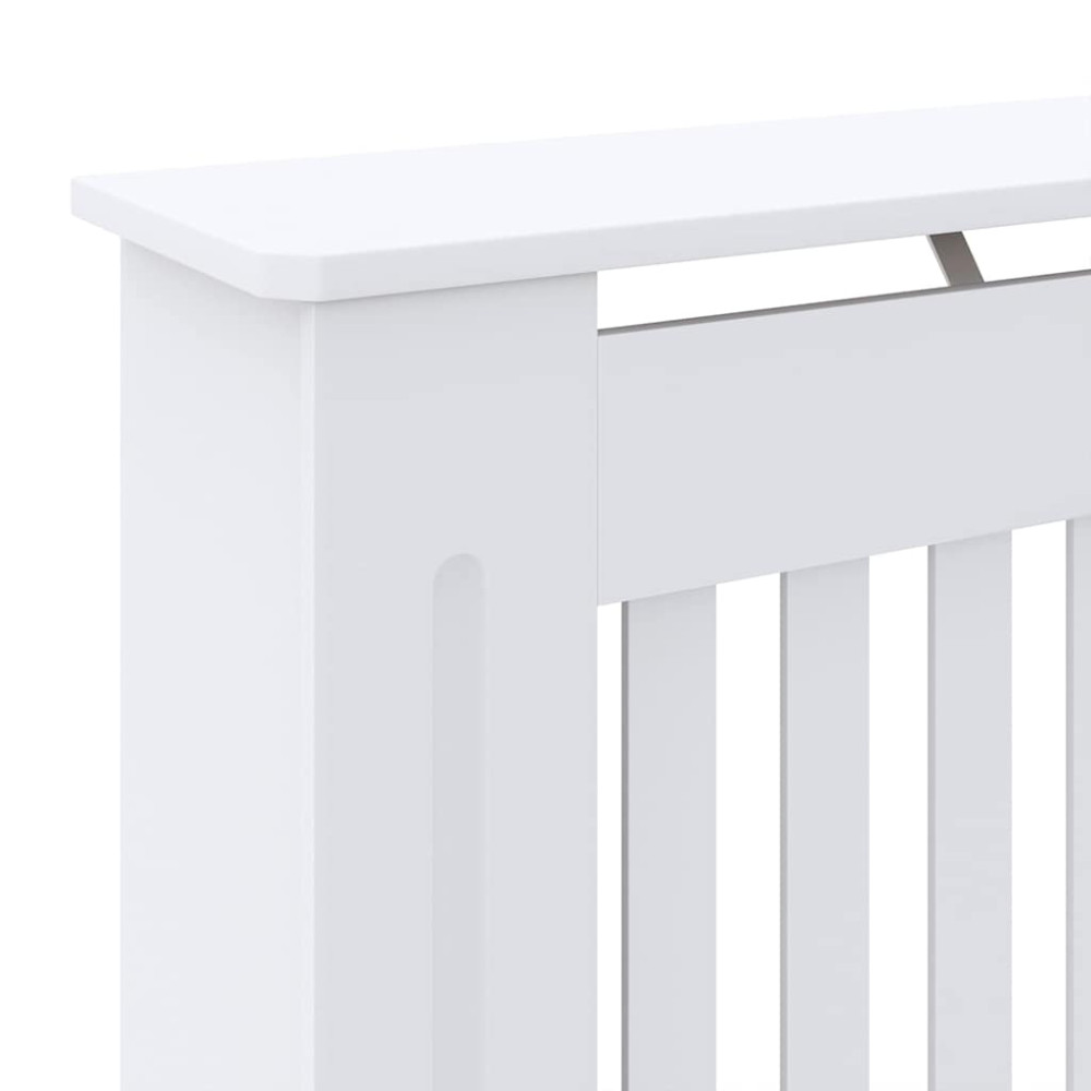 Produktbild för Radiatorlock 2 pcs Vit 78 x 19 x 81,5 cm Konstruerat trä