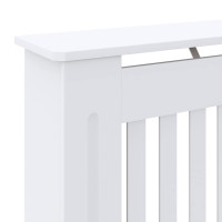 Produktbild för Radiatorlock 2 pcs Vit 78 x 19 x 81,5 cm Konstruerat trä