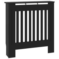 Produktbild för Radiatorlock Svart 78 x 19 x 81,5 cm Konstruerat trä