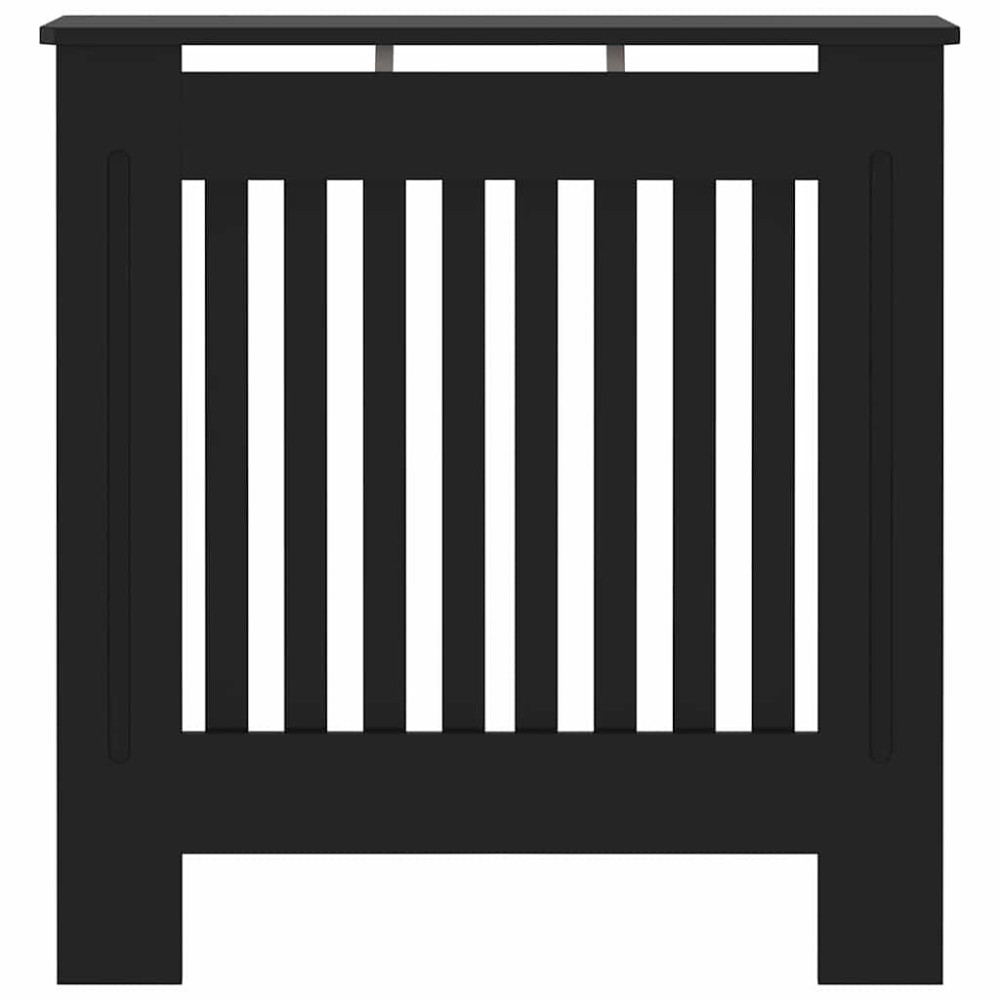 Produktbild för Radiatorlock Svart 78 x 19 x 81,5 cm Konstruerat trä