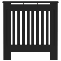 Produktbild för Radiatorlock Svart 78 x 19 x 81,5 cm Konstruerat trä