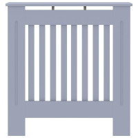 Produktbild för Radiatorlock Grå 78 x 19 x 81,5 cm Konstruerat trä