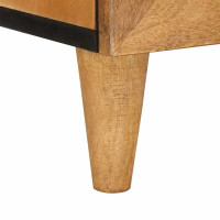 Produktbild för Nattduksbord Ljusbrun 80 x 50 x 40 cm Konstruerat trä