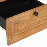 Produktbild för Nattduksbord 2 pcs Ljusbrun 40 x 33 x 46 cm Konstruerat trä