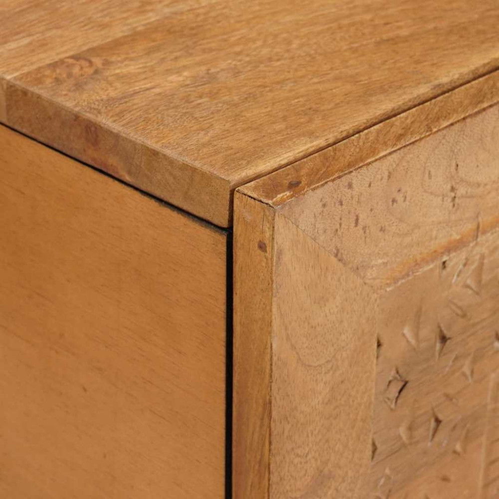 Produktbild för Kaffeebord Ljusbrun 80 x 54 x 40 cm Konstruerat trä