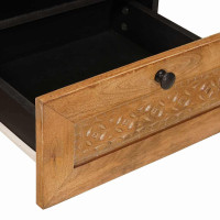 Produktbild för Kaffeebord Ljusbrun 80 x 54 x 40 cm Konstruerat trä