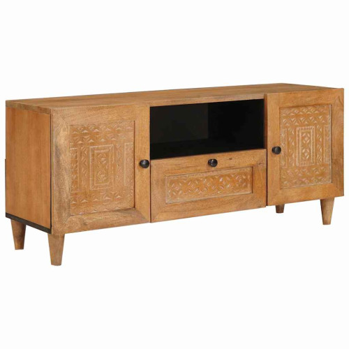 vidaXL TV Enheter med låda Ljusbrun 105 x 33 x 46 cm Konstruerat trä