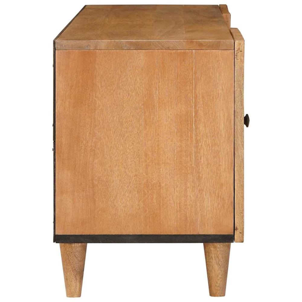 Produktbild för TV Enheter med låda Ljusbrun 105 x 33 x 46 cm Konstruerat trä