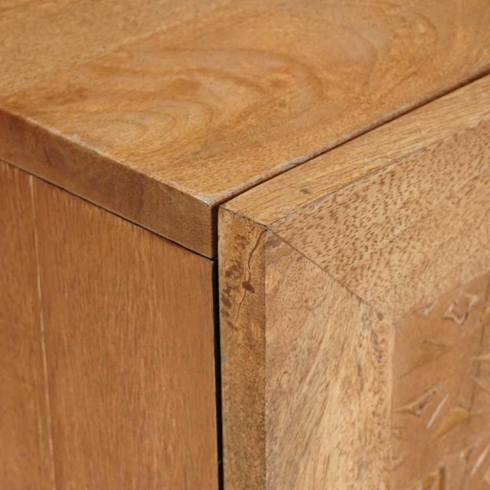 Produktbild för TV Enheter med låda Ljusbrun 105 x 33 x 46 cm Konstruerat trä