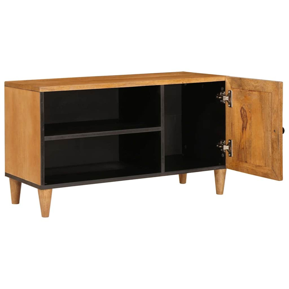Produktbild för TV Enheter med hylla Ljusbrun 80 x 33 x 46 cm Konstruerat trä