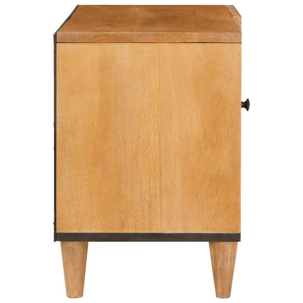 Produktbild för TV Enheter med hylla Ljusbrun 80 x 33 x 46 cm Konstruerat trä