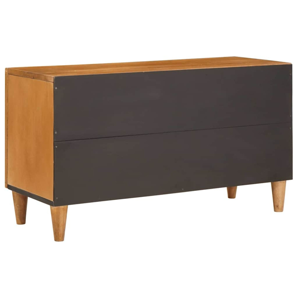 Produktbild för TV-skåp med låda med hylla 80 x 33 x 46 cm Massivt mangoträ