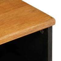 Produktbild för TV-skåp med låda med hylla 80 x 33 x 46 cm Massivt mangoträ