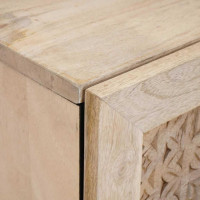 Produktbild för Nattduksbord 2 pcs Vit 80 x 50 x 40 cm Konstruerat trä