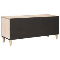 Produktbild för TV Enheter med hylla Vit 105 x 33 x 46 cm Konstruerat trä