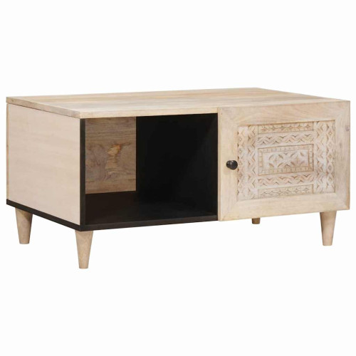 vidaXL Kaffeebord Vit 100 x 54 x 40 cm Konstruerat trä