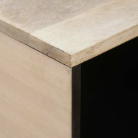 Produktbild för Kaffeebord Vit 100 x 54 x 40 cm Konstruerat trä