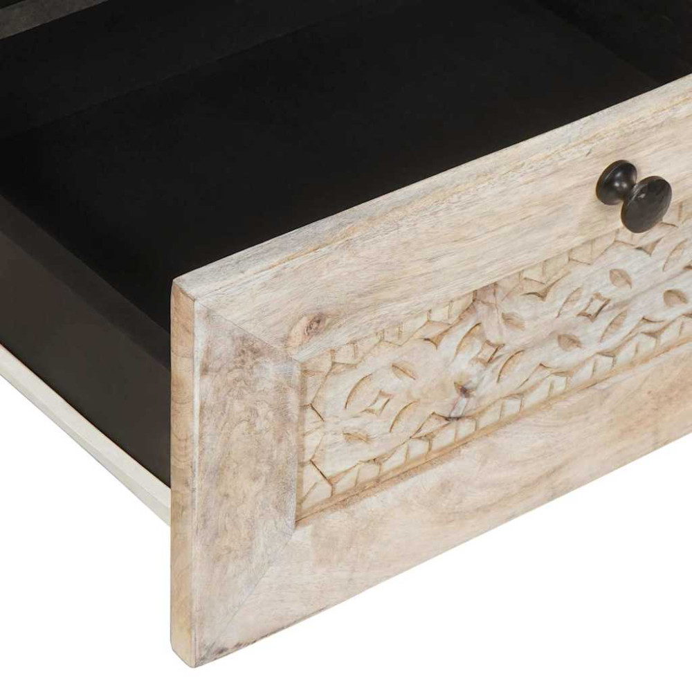 Produktbild för TV Enheter med låda Vit 105 x 33 x 46 cm Konstruerat trä