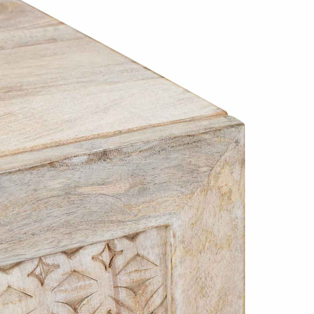Produktbild för TV Enheter med hylla Vit 80 x 33 x 46 cm Konstruerat trä