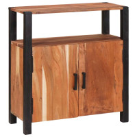 Produktbild för Sideboard Brun 70 x 30 x 75 cm Massivt Akaciaträ