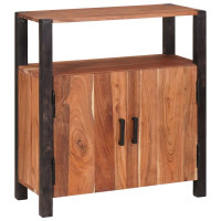 Produktbild för Sideboard Brun 70 x 30 x 75 cm Massivt Akaciaträ