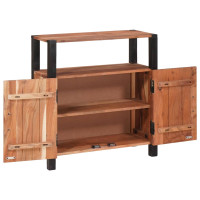 Produktbild för Sideboard Brun 70 x 30 x 75 cm Massivt Akaciaträ