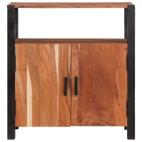 Produktbild för Sideboard Brun 70 x 30 x 75 cm Massivt Akaciaträ