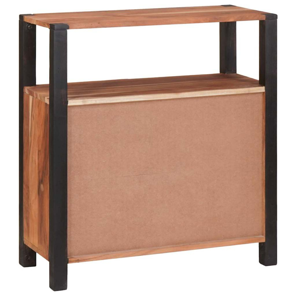 Produktbild för Sideboard Brun 70 x 30 x 75 cm Massivt Akaciaträ