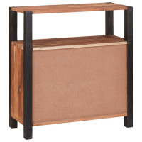 Produktbild för Sideboard Brun 70 x 30 x 75 cm Massivt Akaciaträ