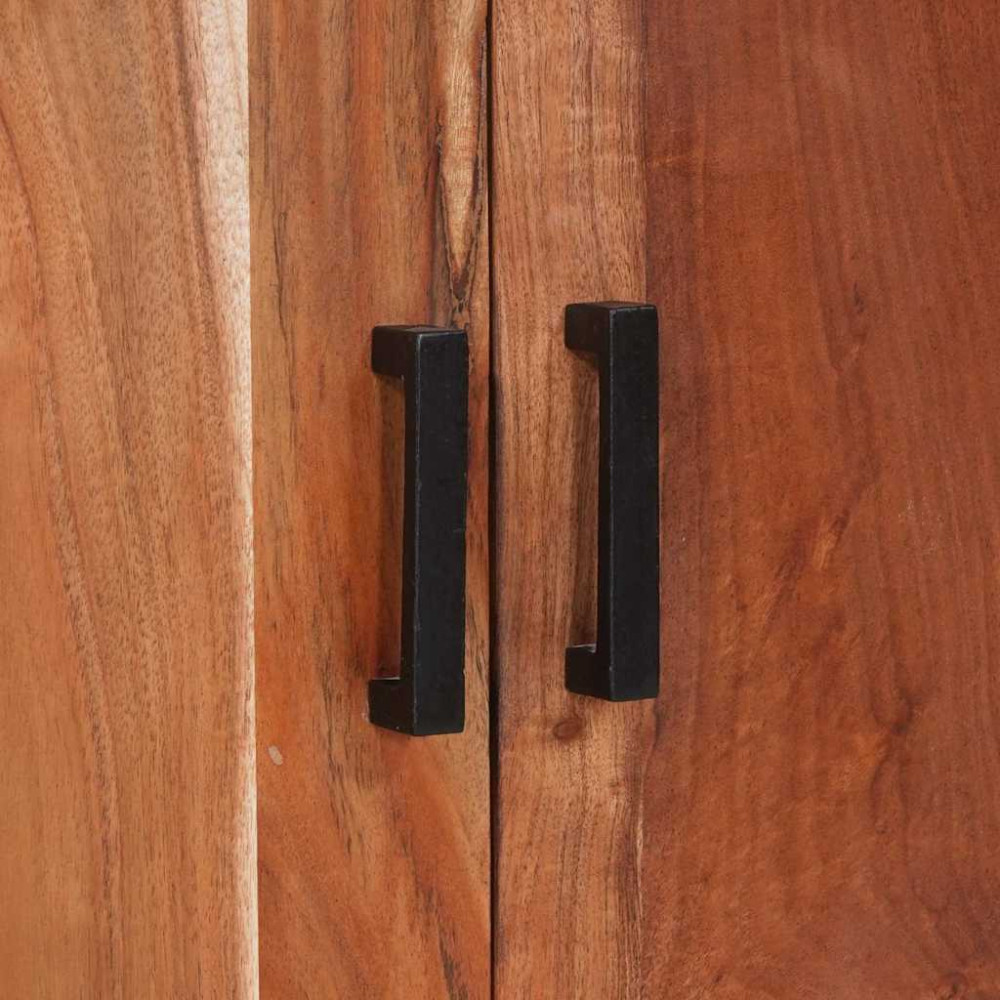 Produktbild för Sideboard Brun 70 x 30 x 75 cm Massivt Akaciaträ