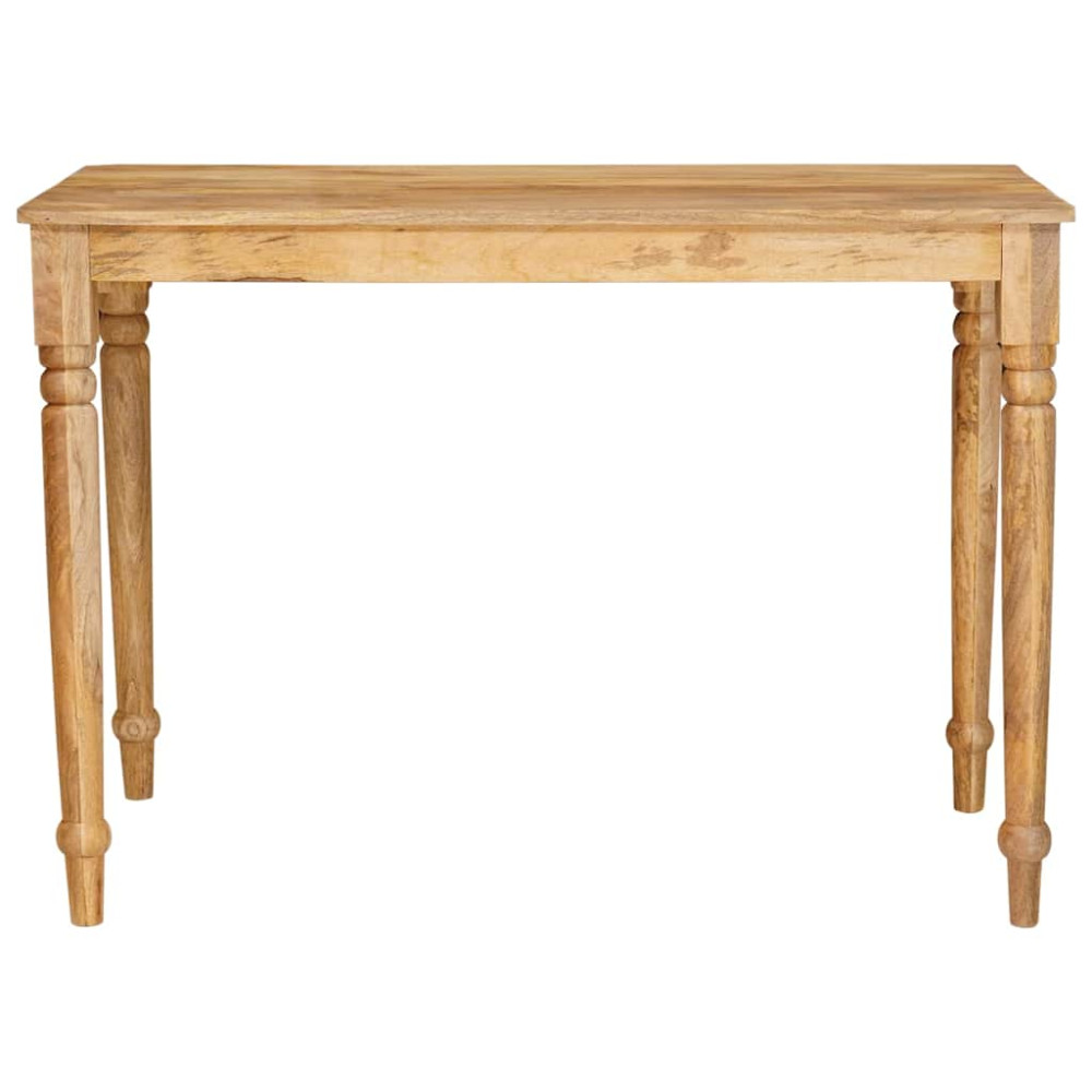 Produktbild för Kaffeebord Brun 110 x 55 x 77 cm Massivt mangoträ