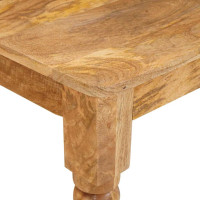 Produktbild för Kaffeebord Brun 110 x 55 x 77 cm Massivt mangoträ