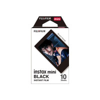 Produktbild för Fujifilm Instax Square BLACK färgfilm för snabbframkallning - ISO 800 - 10
