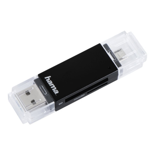 Hama Hama "Basic" USB 2.0 OTG - kortläsare - USB 2.0
