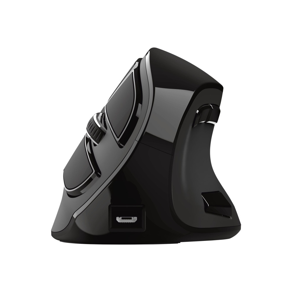 Produktbild för Trust Voxx - vertikal mus - Bluetooth, 2.4 GHz