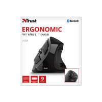 Produktbild för Trust Voxx - vertikal mus - Bluetooth, 2.4 GHz