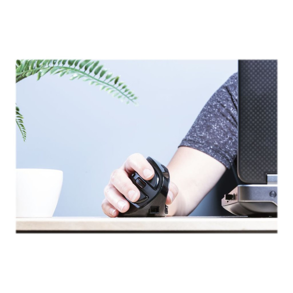 Produktbild för Trust Voxx - vertikal mus - Bluetooth, 2.4 GHz