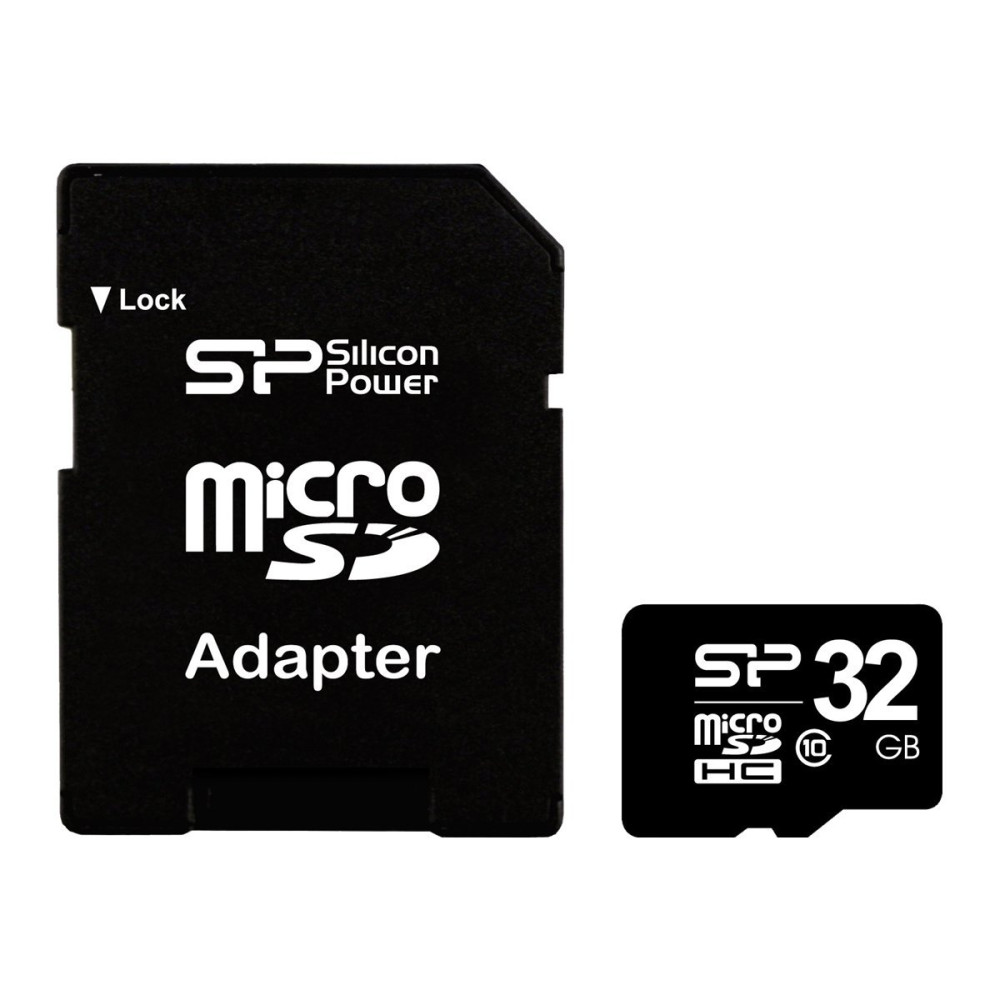 Produktbild för SILICON POWER - flash-minneskort - 32 GB - microSDHC