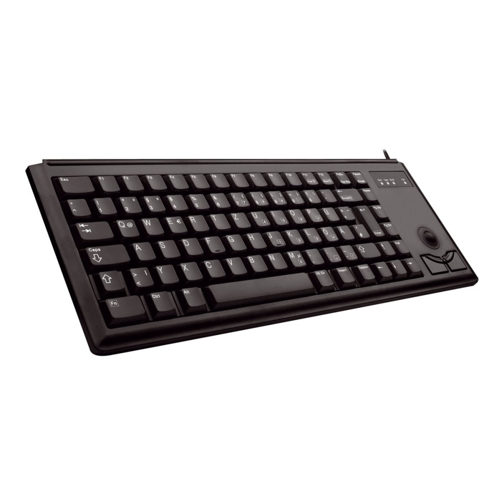 Produktbild för CHERRY Compact-Keyboard G84-4400 - tangentbord - amerikansk - svart Inmatningsenhet