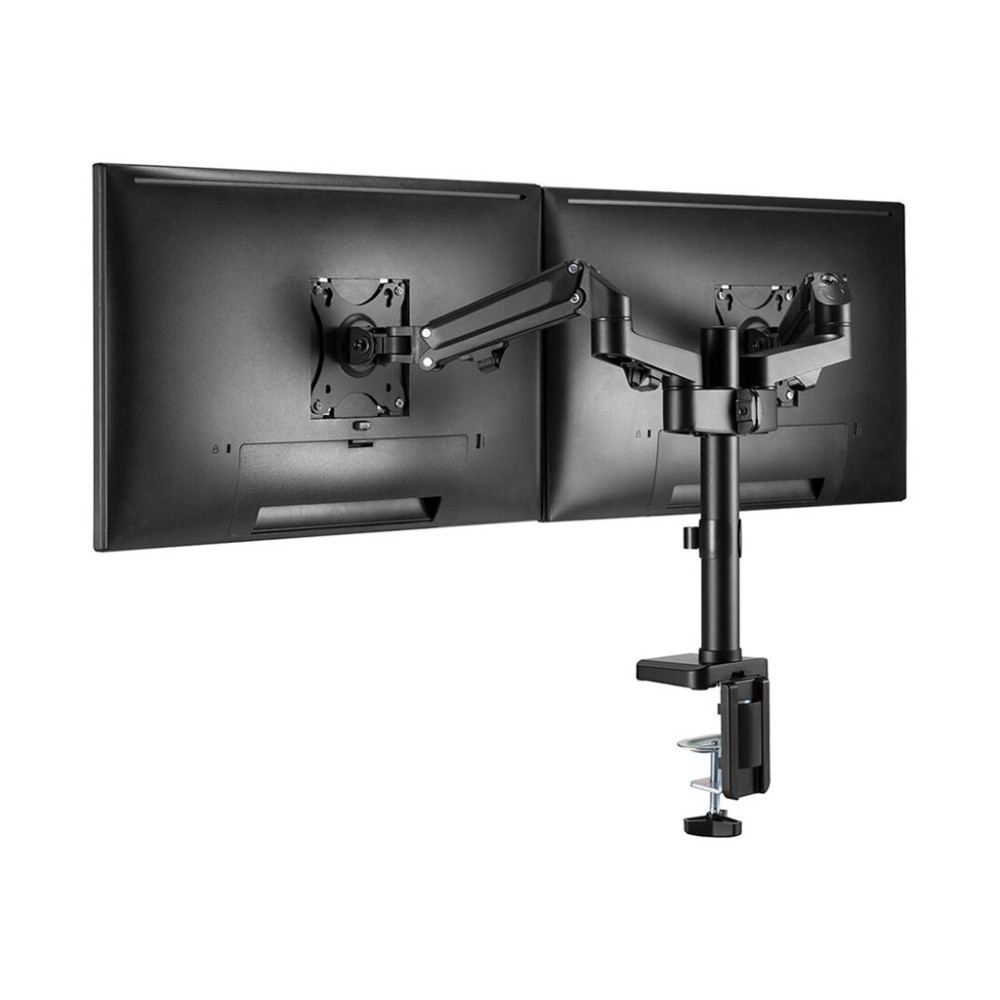 Produktbild för Neomounts DS70-750BL2 monteringssats - justerbar dubbel arm med fullt rörelseområde - för 2 LCD-bildskärmar - svart